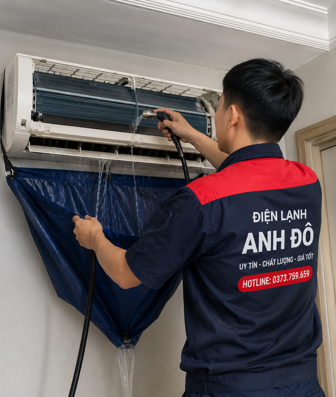 Vệ sinh máy lạnh treo tường